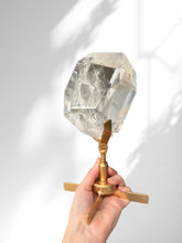 Load image into Gallery viewer, Clear Quartz Sculpture on Stand

