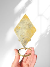 Load image into Gallery viewer, Golden Healer Diamond on stand 04
