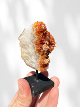 Load image into Gallery viewer, Citrine Cluster on stand 01
