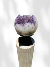 Load image into Gallery viewer, Large Amethyst Sphere on Stand 02

