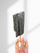 Load image into Gallery viewer, Black Tourmaline 14 (on stand)
