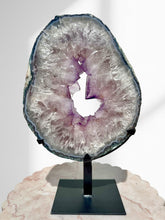 Load image into Gallery viewer, Large Amethyst Slice on Stand 14
