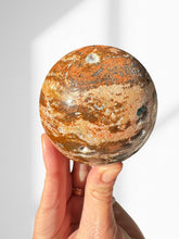 Load image into Gallery viewer, Calcite with Blue Apatite Sphere 05
