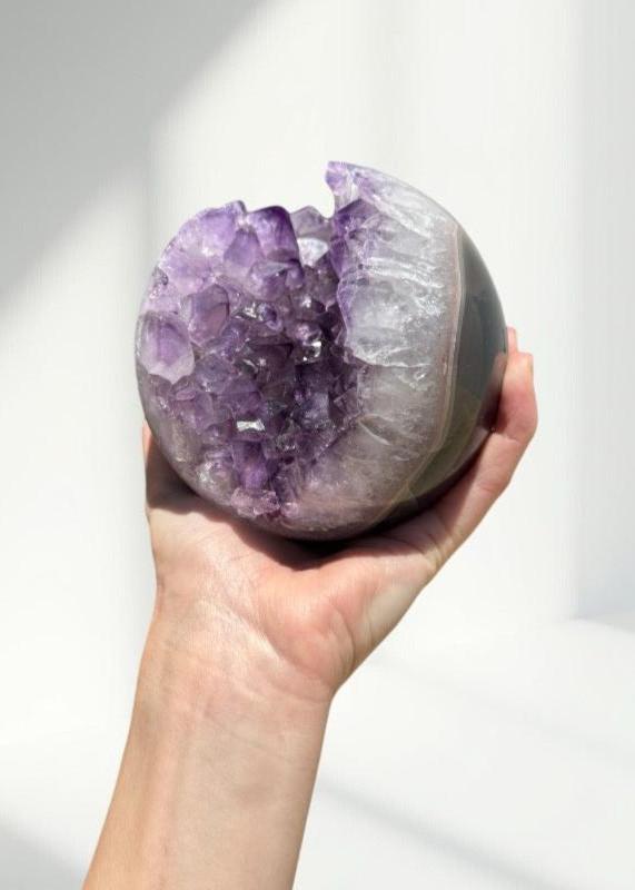 Amethyst Druzy Sphere 02