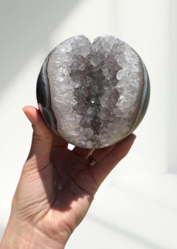Agate Druzy Sphere 01