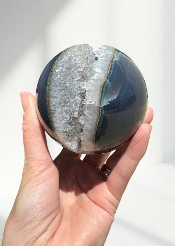 Agate Druzy Sphere 02