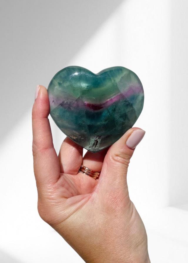 Fluorite Heart | large