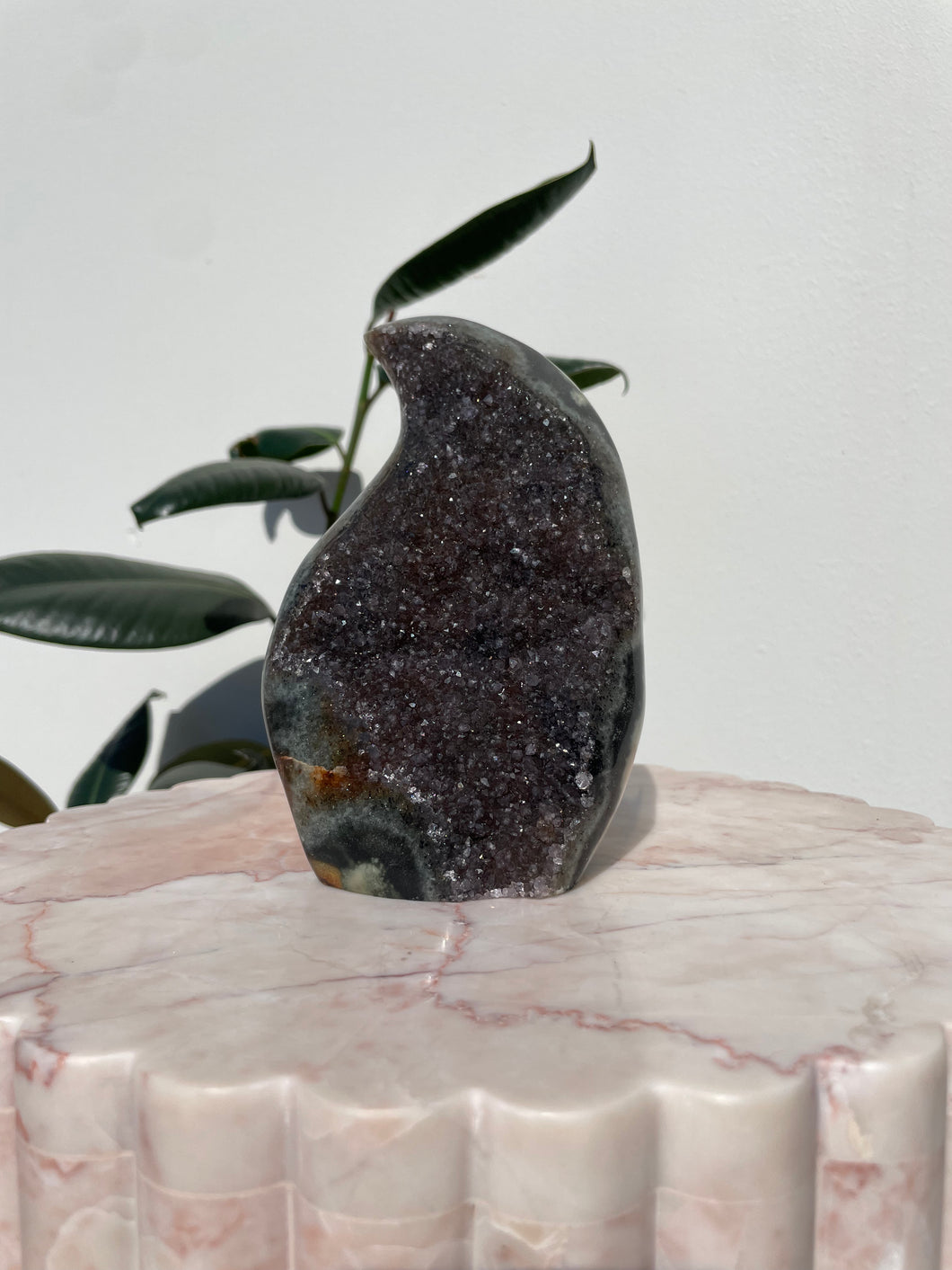 Amethyst Druzy Flame 03