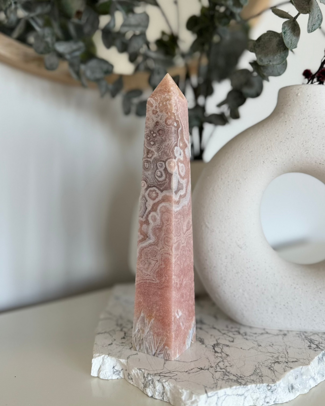 Pink Amethyst Point 08