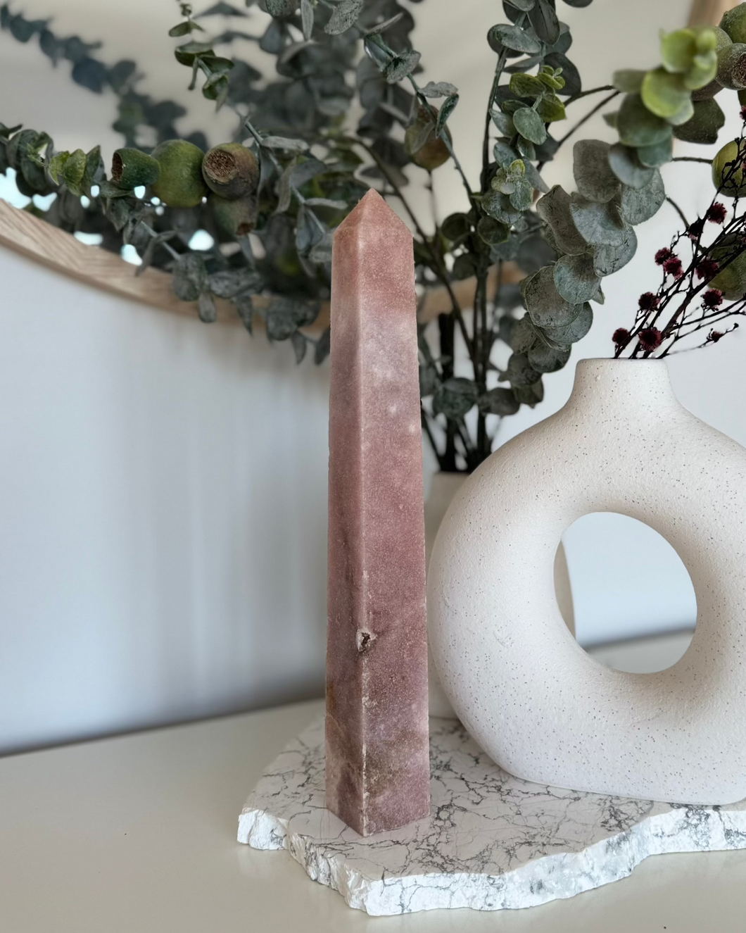 Pink Amethyst Point 13