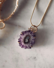 Load image into Gallery viewer, Amethyst Stalactite Pendant
