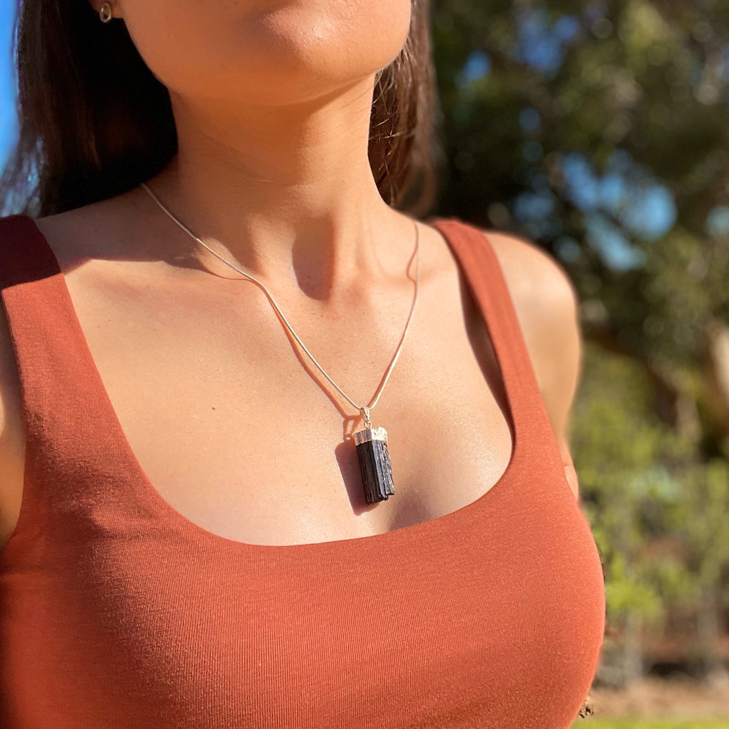 Black Tourmaline Pendant