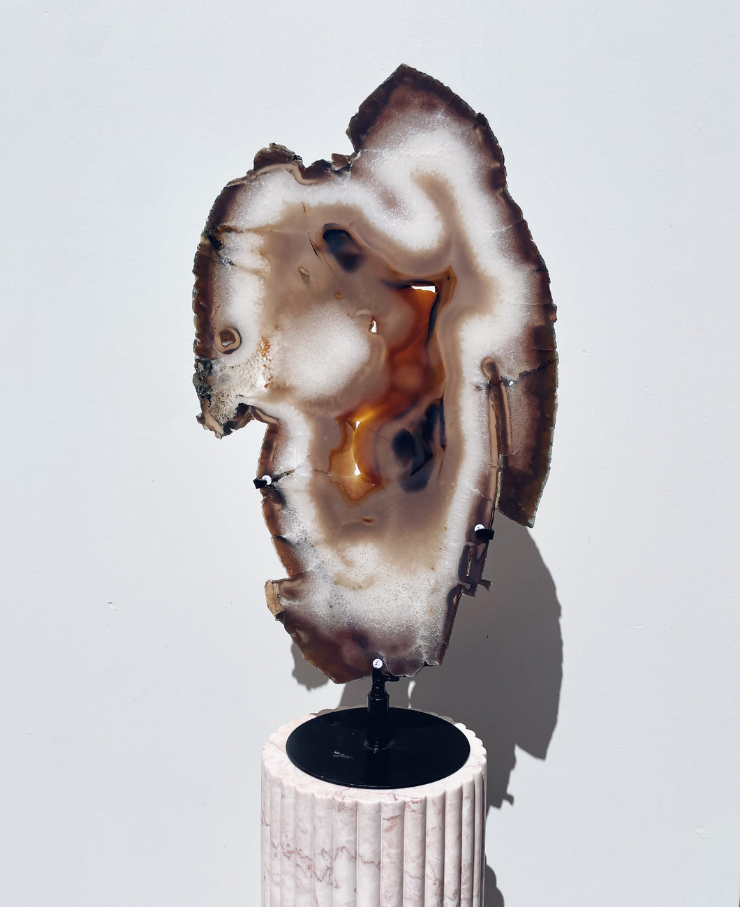 Brown Agate Slice | Statement Piece